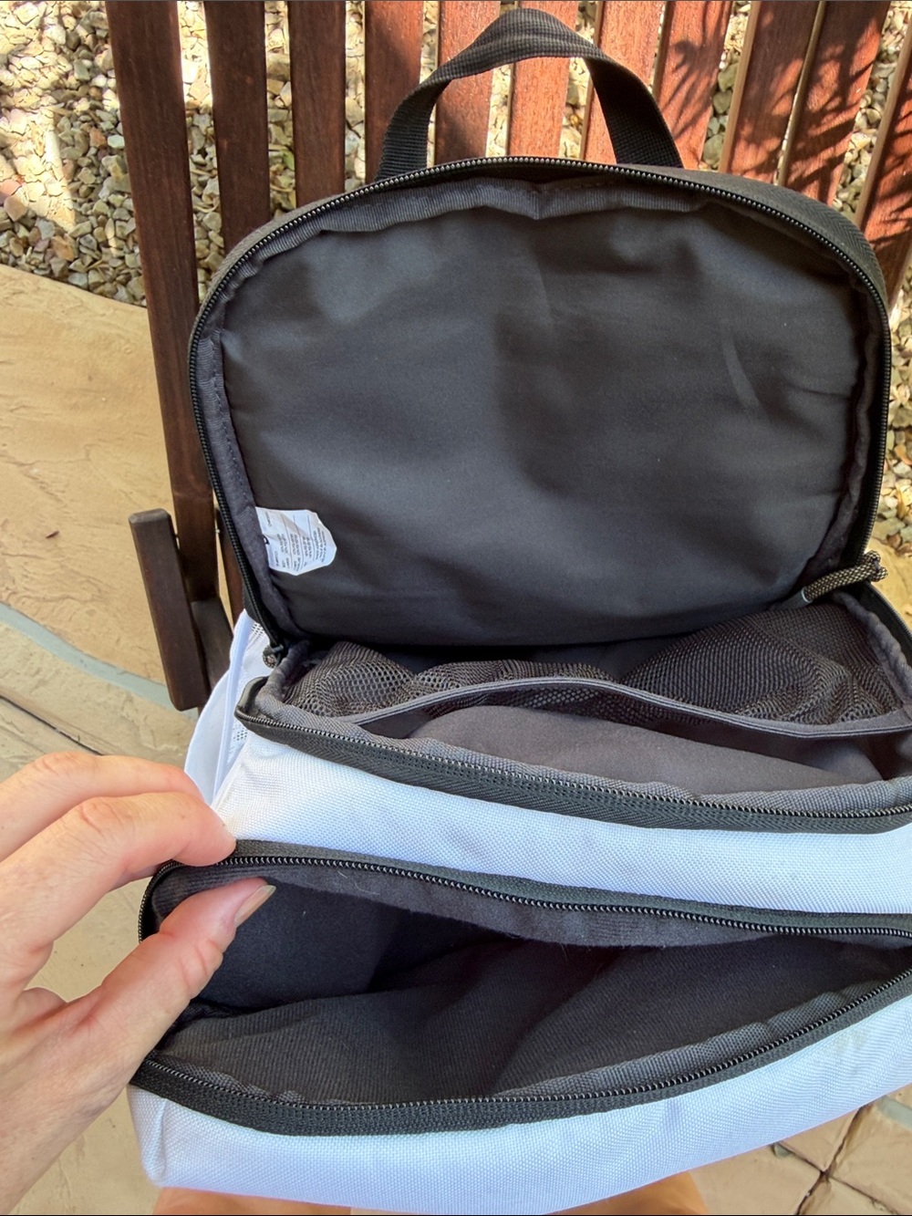 Nike Black, White and Gold Elite Backpack - Picture 9 of 10
